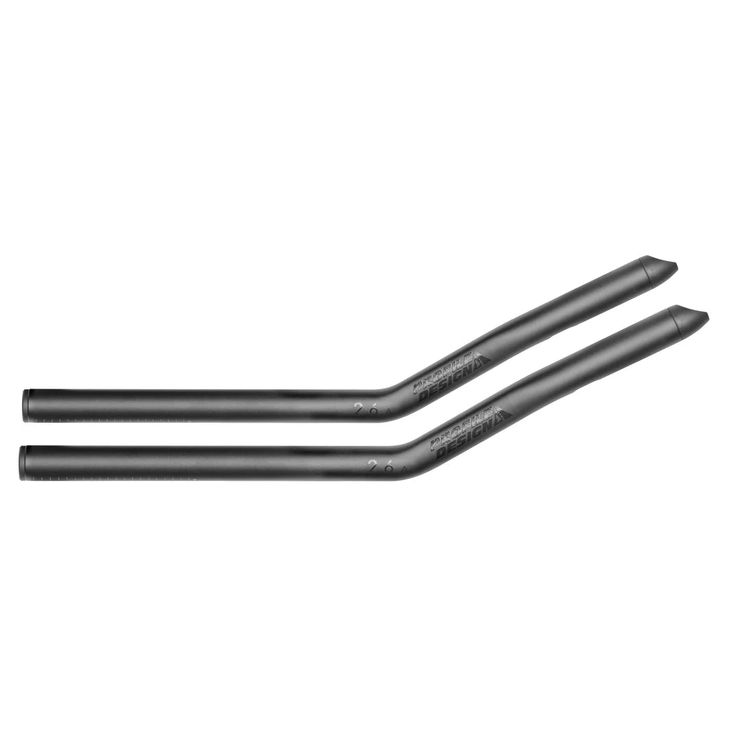 Profile Design 26a Aluminum Aerobar Extensions - Aluminum, 400mm, Black