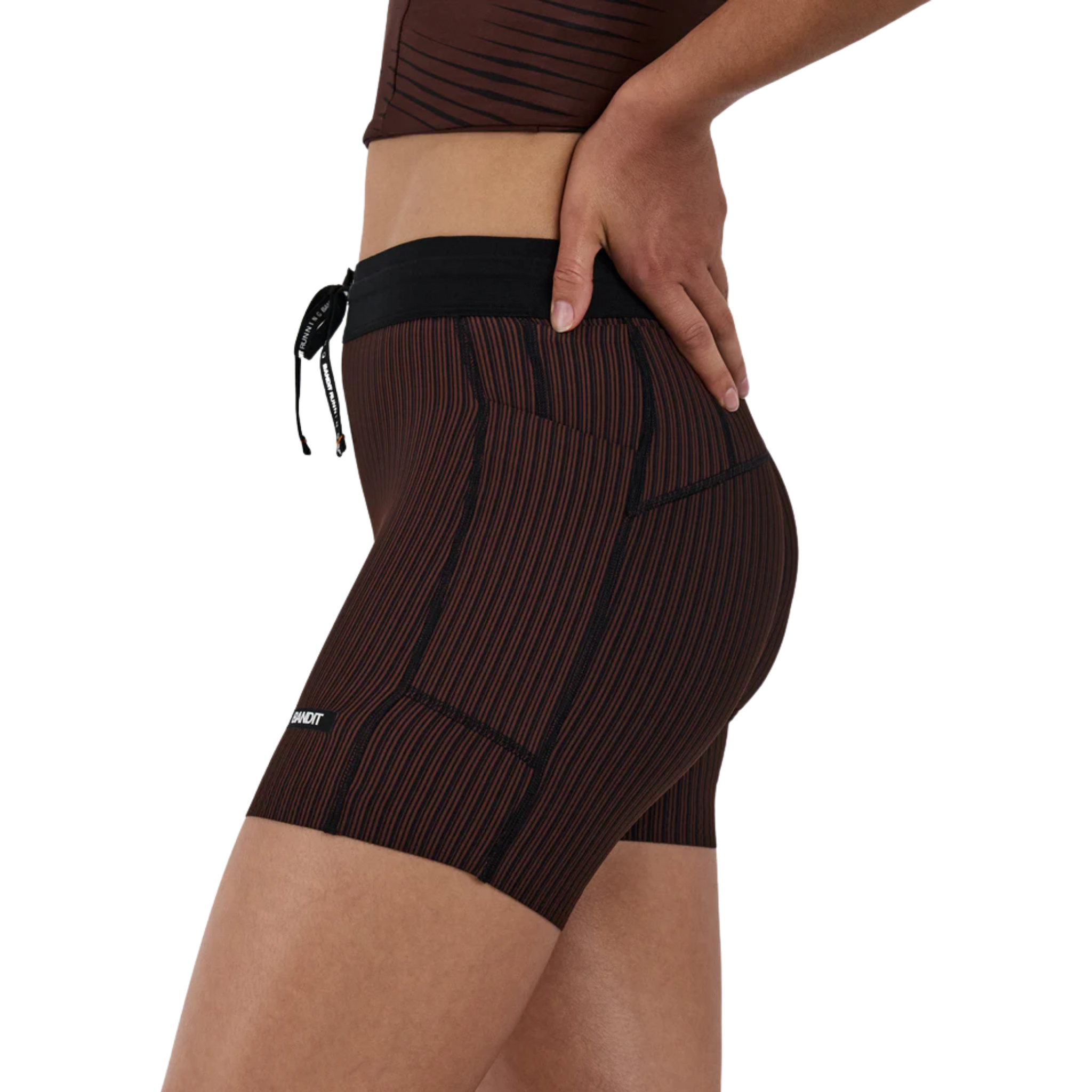 Bandit Women's Striped Cadence™ 5" Compression Shorts