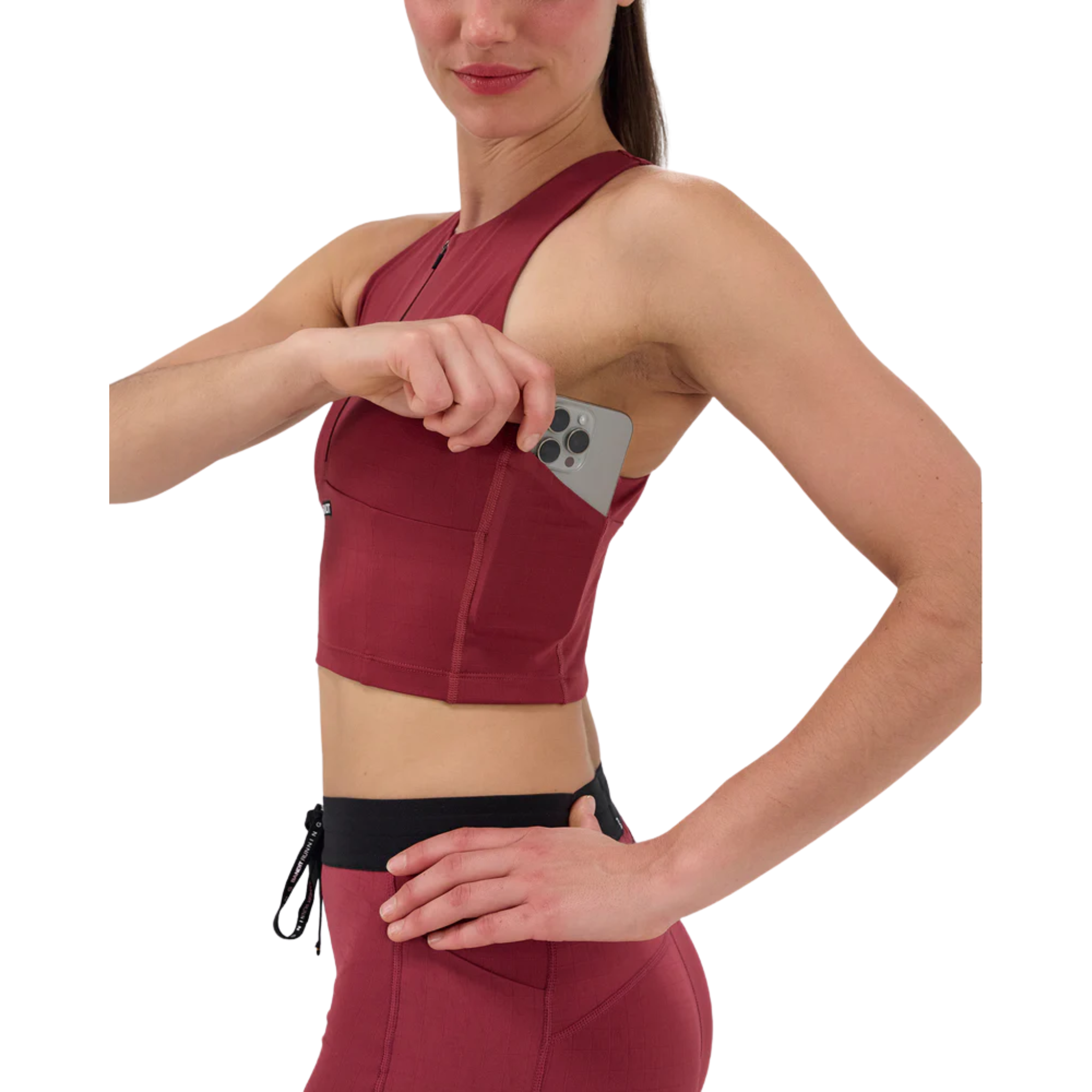 Gridlock™ Zip Front Race Crop