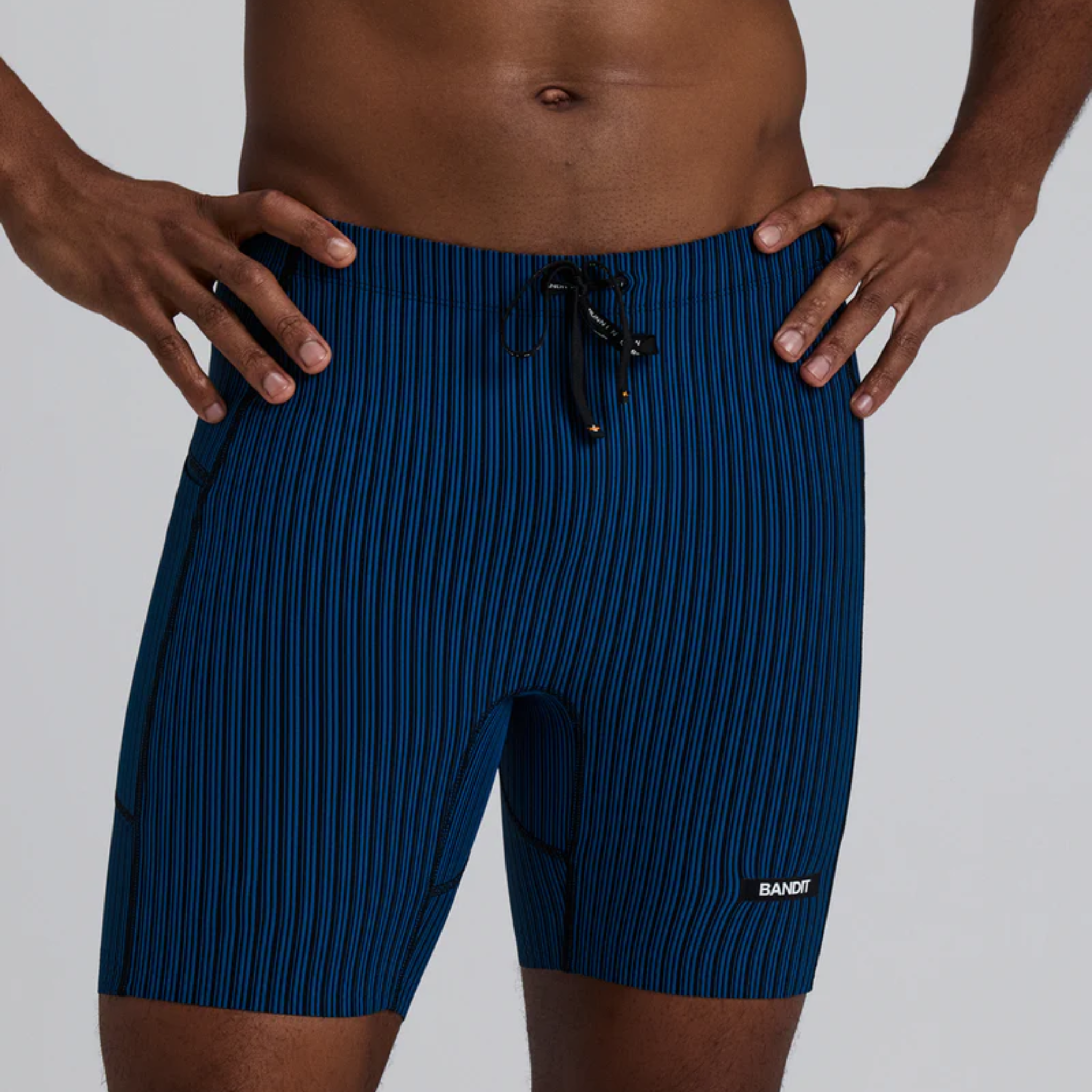 Bandit Men's Striped Cadence™ 7 Pocket Lined Quarter Tights
