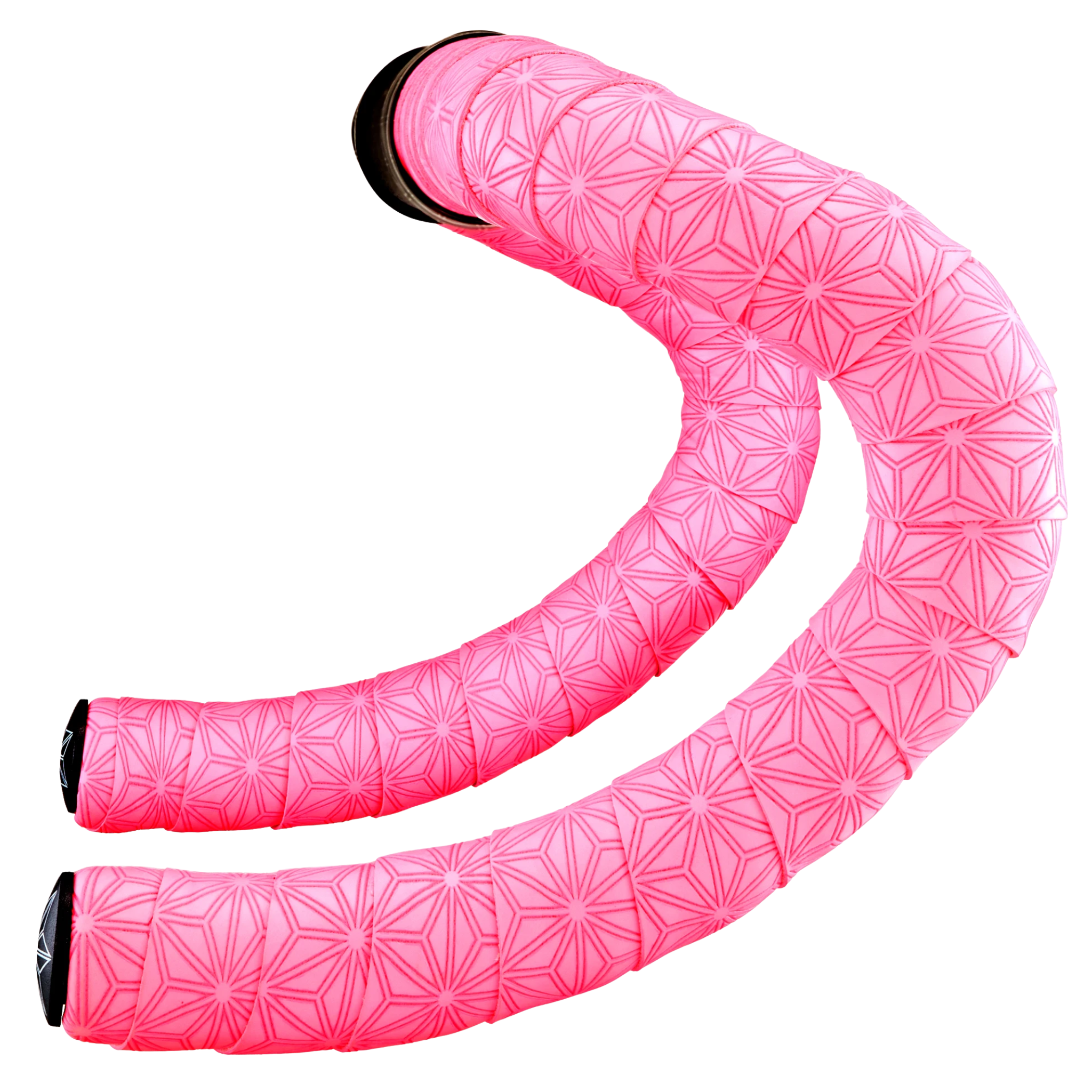 Supacaz Suede - Neon Pink + Black Star Plugz