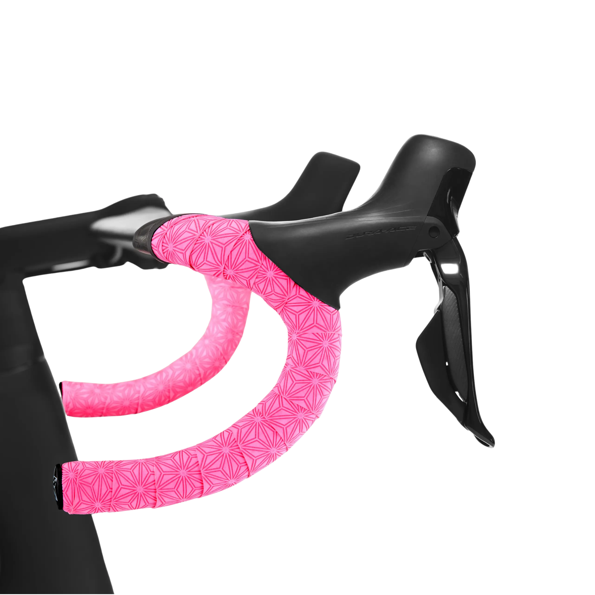 Supacaz Suede - Neon Pink + Black Star Plugz