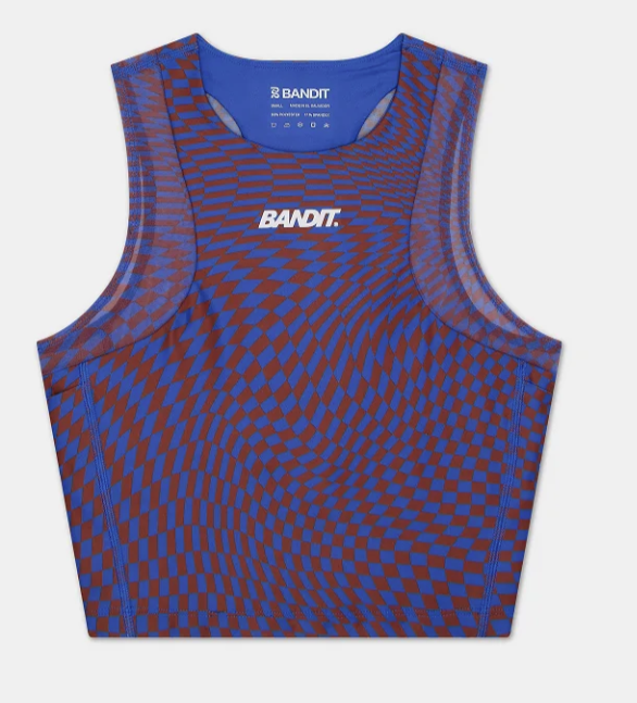 Bandit Stamina Crewneck Race Crop w/ Mesh (FINAL SALE-NO RETURNS)