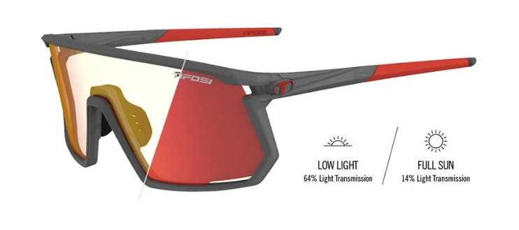 Tifosi Moab Cycling Glasses Satin Vapor Fototec