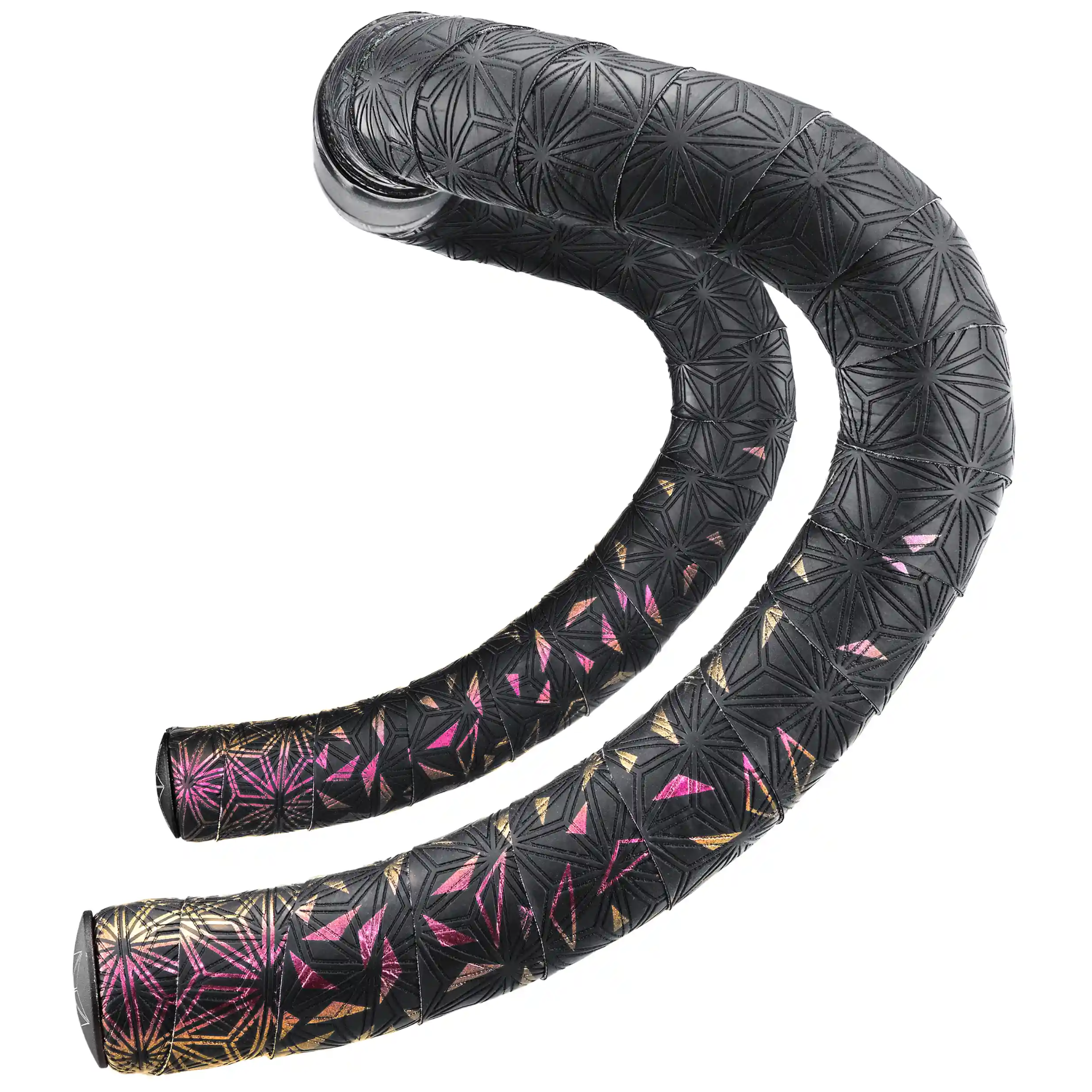 Supacaz Super Sticky Kush - Star Fade - Fire Refractor + Black Star Plugz